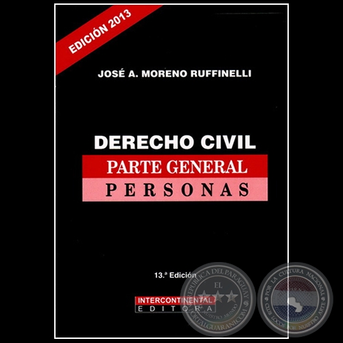 DERECHO CIVIL - Autor: JOS ANTONIO MORENO RUFFINELLI - Ao 2013